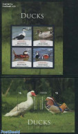 Saint Vincent & The Grenadines 2014 Mustique, Ducks 2 S/s, Mint NH, Nature - Birds - Ducks - St.Vincent Und Die Grenadinen