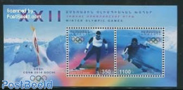 Armenia 2013 Olympic Winter Games Sochi S/s, Mint NH, Sport - Olympic Winter Games - Skiing - Skiing