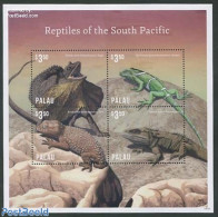Palau 2014 Reptiles 4v M/s, Mint NH, Nature - Reptiles - Altri & Non Classificati