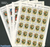 Luxemburg 1980 Caritas 4 M/ss, Mint NH, Nature - Religion - Horses - Christmas - Saint Nicholas - Unused Stamps