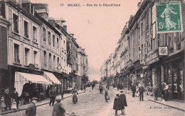 Bolbec  - Rue De La Republique -  CPA °J - Bolbec