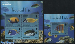 Montserrat 2014 Tropical Fish 2 S/s, Mint NH, Nature - Fish - Poissons