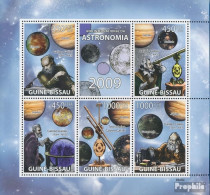 Guinea-Bissau 4091-4095 Kleinbogen (kompl. Ausgabe) Postfrisch 2009 Jahr Der Astronomie (Galileo Galile - Guinée-Bissau