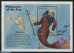 Sierra Leone 1996 Merman S/s, Mint NH, Art - Fairytales - Verhalen, Fabels En Legenden