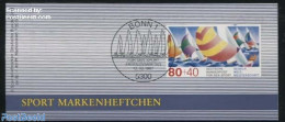 Germany, Federal Republic 1987 Sports Booklet, Mint NH, Sport - Sailing - Sport (other And Mixed) - Stamp Booklets - Unused Stamps