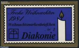 Germany, Berlin 1984 Christmas Diakonie Booklet, Mint NH, Religion - Christmas - Saint Nicholas - Stamp Booklets - Ungebraucht
