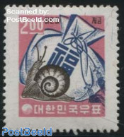 Korea, South 1964 2.00, Stamp Out Of Set, Mint NH, Nature - Various - Shells & Crustaceans - Banking And Insurance - Meereswelt