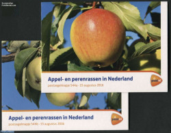 Netherlands 2016 Apples & Pears, Presentation Pack 544a+b, Mint NH, Nature - Fruit - Unused Stamps