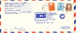 Syria Registered Air Mail Cover Sent To USA 25-10-1977 Topic Stamps - Syrië