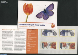 Netherlands 2017 Automatstamps, Presentation Pack 553, Mint NH, Nature - Butterflies - Flowers & Plants - Automat Stamps - Ungebraucht