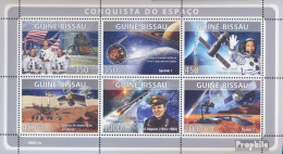 Guinea-Bissau 3993-3998 Kleinbogen (kompl. Ausgabe) Postfrisch 2008 Weltraummissionen - Guinée-Bissau