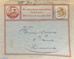 Germany, Empire 1911 Cover, Sent To Darmstadt, Postal History, Transport - Ships And Boats - Covers & Documents