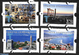 Türkiye 2017 Definitives Antalya 4v (special Perforation), Mint NH, Various - Tourism - Sonstige & Ohne Zuordnung