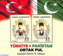 Türkiye 2017 Joint Issue Pakistan S/s, Mint NH, Various - Joint Issues - Otros & Sin Clasificación