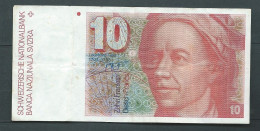 Billet 10 Francs 1987 Svizzera Suisse Schweiz 80M0302471  --  Laura14328 - Switzerland