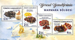 Türkiye 2018 Marmara, Local Food 4v M/s, Mint NH, Health - Food & Drink - Altri & Non Classificati