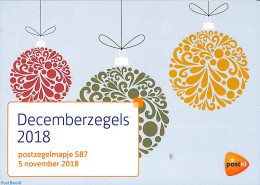 Netherlands 2018 December Stamps 10v, Presentation Pack 587, Mint NH, Religion - Christmas - Nuevos