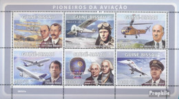 Guinea-Bissau 3923-3928 Kleinbogen (kompl. Ausgabe) Postfrisch 2008 Pioniere Der Luftfahrt - Guinée-Bissau