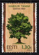 Estonia - 2024 - Estonian Forest Trees - Pendunculate English Oak - Mint Stamp - Estland