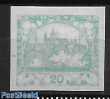 Czechoslovkia 1918 With Dot Behind 20, Unused (hinged) - Other & Unclassified