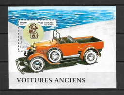 Benin 1997 Old Cars MS MNH - Cars