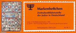 Germany, Berlin 1985 Welfare Booklet, Mint NH, Nature - Religion - Birds - Flowers & Plants - Judaica - Stamp Booklets - Neufs