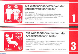 Germany, Federal Republic 1986 Welfare 2 Booklets, Mint NH, Stamp Booklets - Art - Art & Antique Objects - Neufs