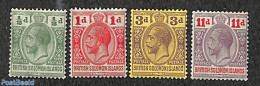 Solomon Islands 1913 Definitives 4v (postage-postage), Unused (hinged) - Isole Salomone (1978-...)