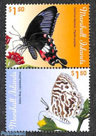 Marshall Islands 2020 Butterflies 2v, Mint NH, Nature - Butterflies - Sonstige & Ohne Zuordnung