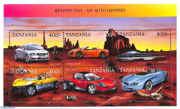 Tanzania 1999 Automobiles 6v M/s, Mint NH, Transport - Automobiles - Autos