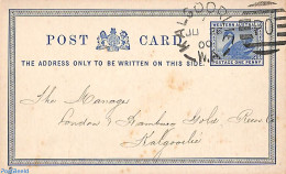 Australia, Western Australia 1900 Postcard 1d From/rto KALGOORLIE, Used Postal Stationary, Nature - Birds - Altri & Non Classificati