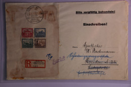 Deutsches Reich Block 1 Auf Brief Als Einzelfrankatur (Einschreiben) #BC602 - Otros & Sin Clasificación