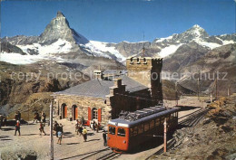 11935229 Zermatt VS Station Gornergrat Mit Matterhorn Und Dt Blanche  - Other & Unclassified