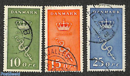 Denmark 1929 Anti Cancer 3v, Used, Used Stamps, Health - Health - Used Stamps