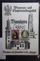 Berlin 82 U.a. Auf Postkarte (Gedenkkarte Bornheim) #BB826 - Autres & Non Classés