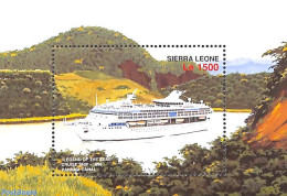 Sierra Leone 1996 Cruise Ship S/s, Mint NH, Transport - Ships And Boats - Schiffe