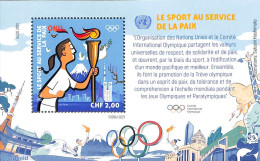 United Nations, Geneva 2021 Olympic Games S/s, Mint NH, Sport - Olympic Games - Other & Unclassified