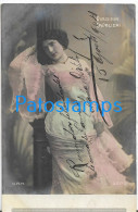 229107 ARTIST VIRGINIA CAVALIERI ITALY SINGER OPERA CIRCULATED TO ARGENTINA POSTAL POSTCARD - Künstler