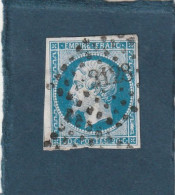 ///   FRANCE /// N° 14 Bleu 20cts  Bleu Obl  MONTPELLIER --- N° 2128 - 1853-1860 Napoléon III