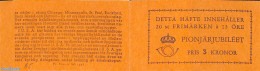 Sweden 1948 Pioneers In America Booklet, Mint NH, Various - Stamp Booklets - Agriculture - Ongebruikt