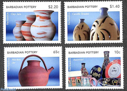 Barbados 2022 Ceramics 4v, Mint NH, Art - Ceramics - Porcelain