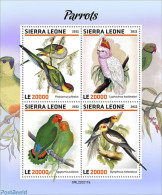 Sierra Leone 2022 Parrots, Mint NH, Nature - Parrots - Other & Unclassified
