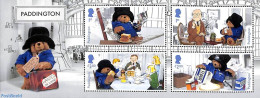 Great Britain 2023 Paddington S/s, Mint NH, Art - Children's Books Illustrations - Unused Stamps