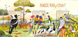 Australia 2023 Aussie Bird Count S/s, Mint NH, Nature - Birds - Parrots - Nuevos