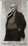 ALEX FAASSEN NEDERLANS ACTEUR HOOPT ZIJN 50 JARIG  TONEELJUBILEUM TE VIEREN / 1915 / ° DEN HAAG 1839 - Zonder Classificatie