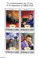 Guinea, Republic 2018 Nikola Tesla 4v M/s, Mint NH, Science - Inventors - Physicians - Telecommunication - Fysica