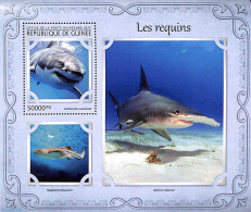 Guinea, Republic 2017 Sharks S/s, Mint NH, Nature - Fish - Sharks - Fishes