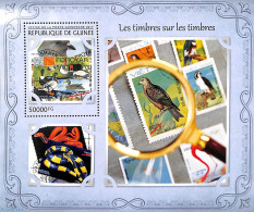 Guinea, Republic 2017 Stamps On Stamps S/s, Mint NH, Nature - Birds - Stamps On Stamps - Postzegels Op Postzegels
