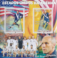 Guinea-Bissau Block 796 (kompl. Ausgabe) Postfrisch 2010 Berühmte Fußballspieler - USA - Guinée-Bissau