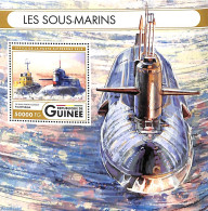 Guinea, Republic 2016 Submarines S/s, Mint NH, Transport - Ships And Boats - Schiffe